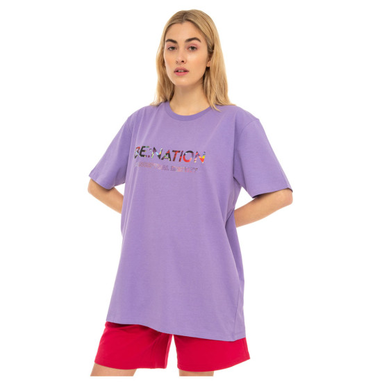 Be Nation Γυναικεία κοντομάνικη μπλούζα Oversized Long Tee Be Nation Γυναικεία κοντομάνικη μπλούζα Oversized Long Tee